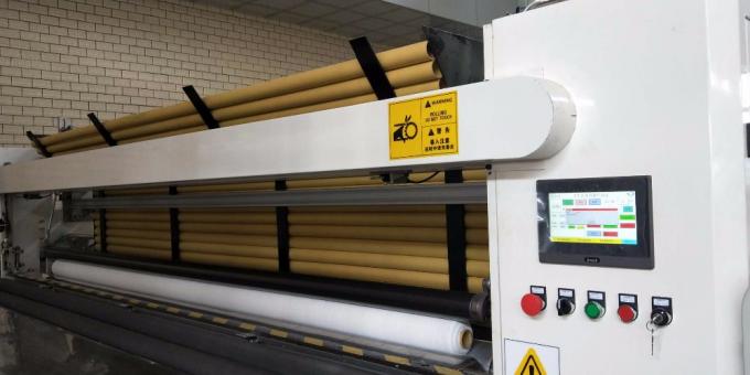 Plc-Wallboard-Rückspulentoiletten-Gewebe, das Stände der Maschinen-7.5KW 2 macht 6