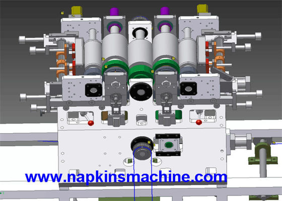 Siemens PLC-Servietten-Druckmaschine, 1200 Stücke/Min Digital Napkin Printing Machine