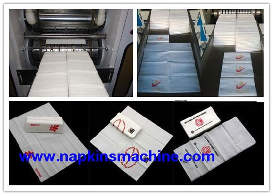 7.5KW 1/8 Falte Vakuumgewebe-Druckmaschine/Servietten-Produktionsmaschine