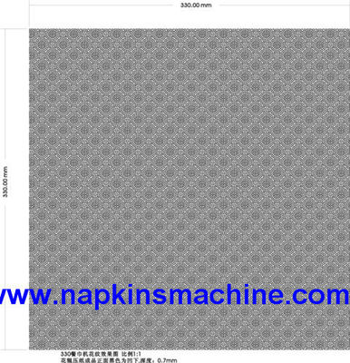 500 Blatt/Linie Servietten-Drucker Machine, Druckmaschine des Gewebe-220V