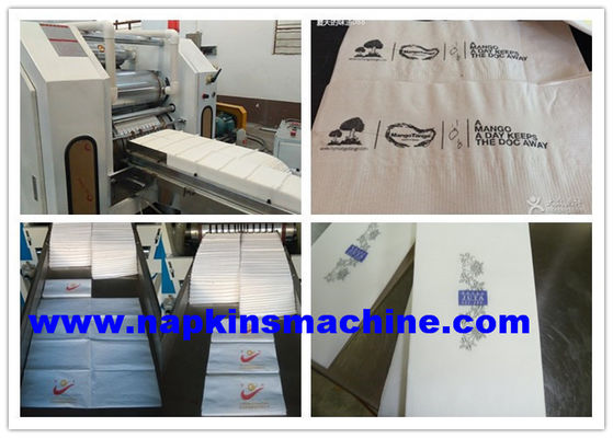 1000 PC/Breiten-gefaltete Servietten-Produktions-Maschine 1/12 der Minuten-400mm