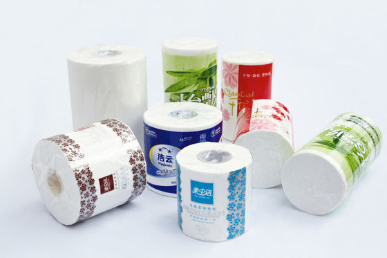 10 Rolls Siemens PLC-Toiletten-Rollenverpackmaschine-/Toiletten-Rollenproduktionsmaschine