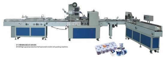 Plc-Touch Screen Toiletten-Rollenverpackungsmaschine