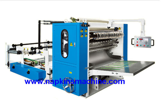 Knall-oben Abschminktuch-Maschinen-/Seidenpapier-Hersteller-Maschine PLC-Farbdruck-7.5KW