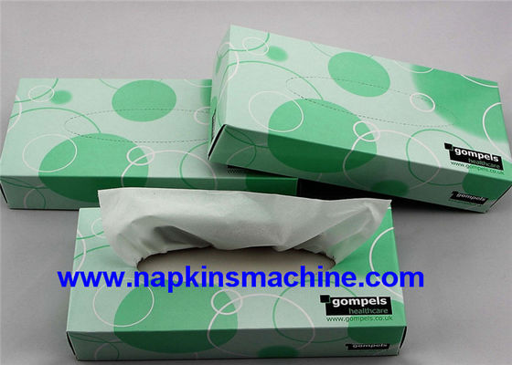 50 Kasten/Minute PLC-Steuerseidenpapier-Maschinerie