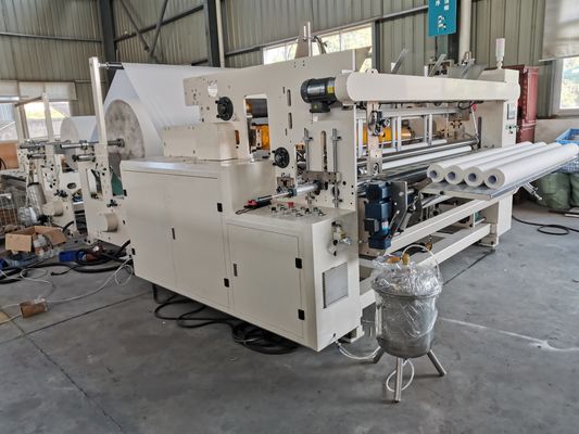 1400mm Breite PLC-Touch Screen Toilettenpapier, das Maschine umwandelt