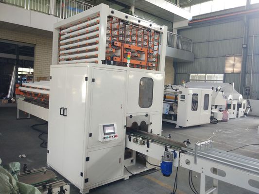 Automatische riesiges Rollengewebe-Produktionsmaschine Rewinder