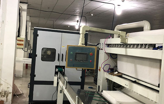 100 zeichnet,/Min Tissue Paper Maker, Abschminktuch-Fertigungsstraße 210mm Größe PLC