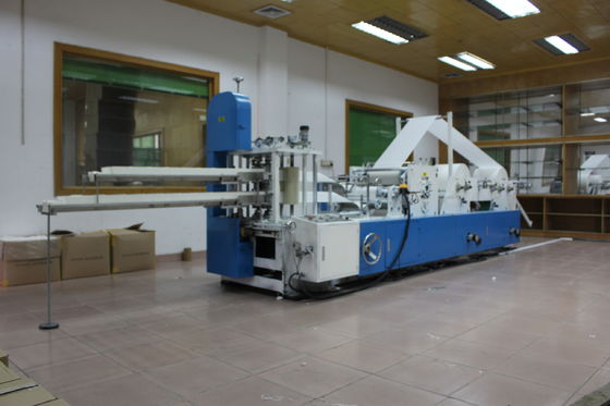 Plattform 2 lamellierte Servietten-Falten-Maschine des Farbdruck-5.5KW