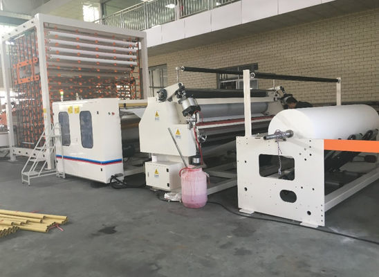 200m/ Minimale 3500mm Breiten-Seidenpapier-Rollenmaschine 7.5KW mit Ausschnitt