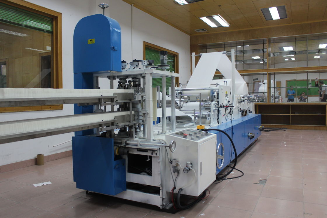 Plattform 2 lamellierte Servietten-Falten-Maschine des Farbdruck-5.5KW